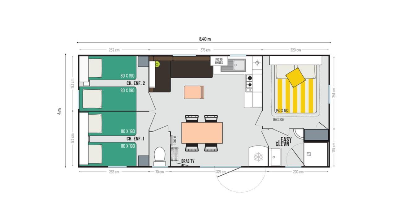 Mobil-Home Parc Des Allais Trogues Luaran gambar